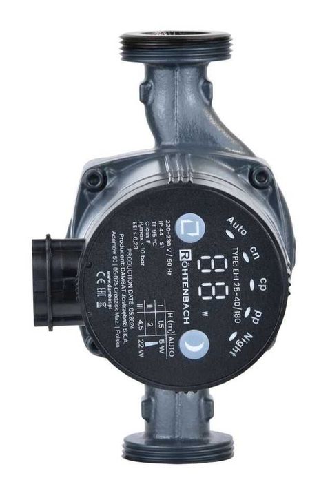 Elektroniczna Pompa Obiegowa Rohtenbach EHI 25-40/180 + śrubunki
