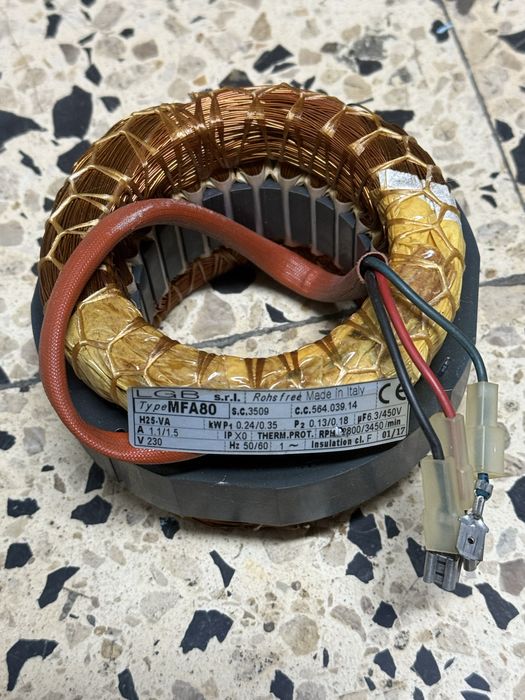 Motor monofasico para estufas MFA80