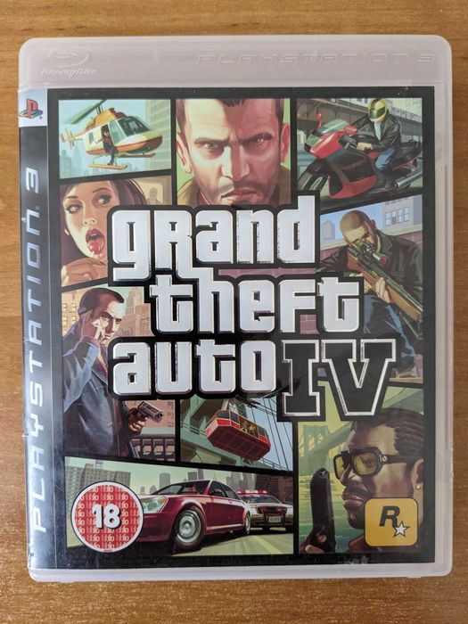 Диск с игрой Grand Theft Auto IV для PlayStation3