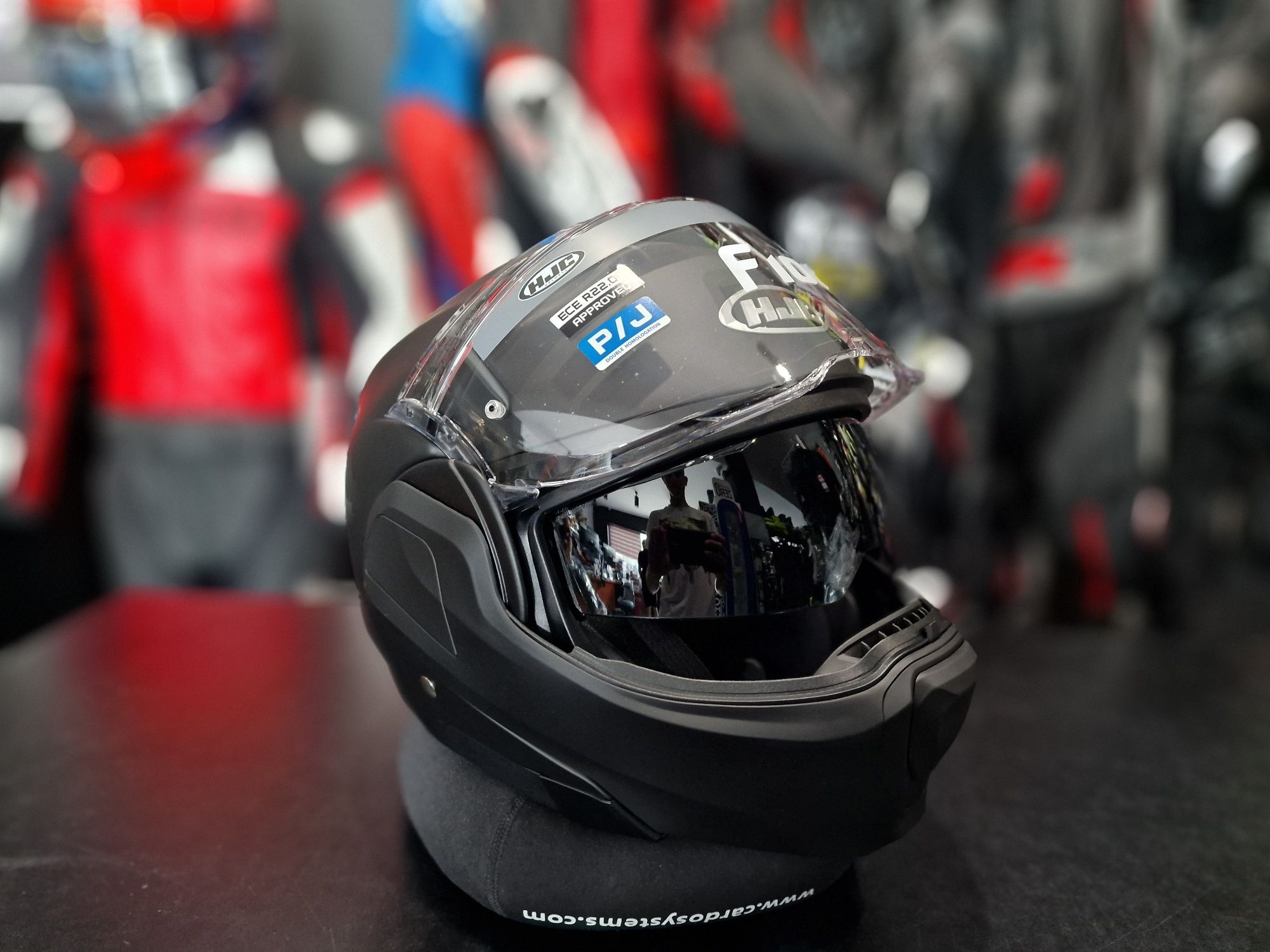 MotoSzafa Kask HJC F100 SOLID SEMI FLAT BLACK !gratisy/raty!