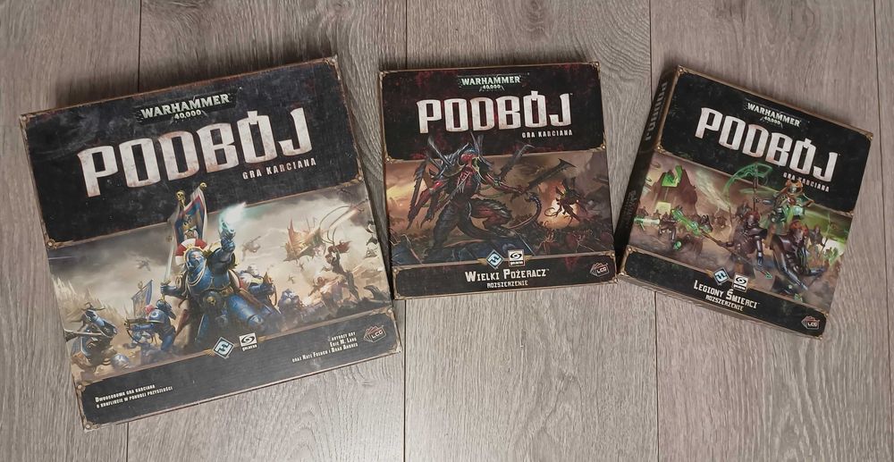 Gra karciana Warhammer 40 000 Podbój oraz dwa rozszerzenia
