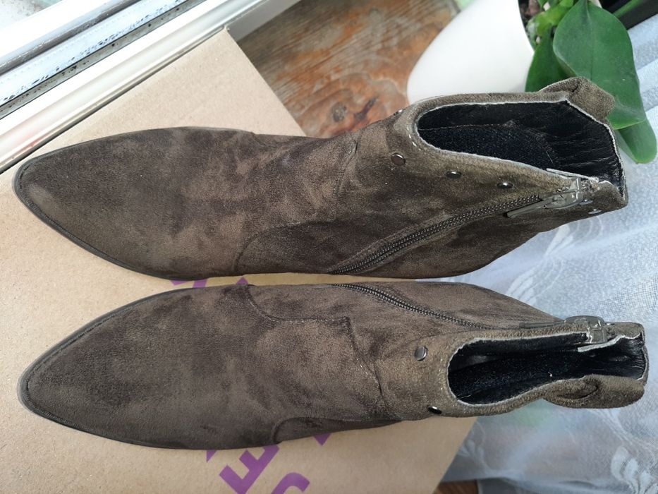 Botki ocieplane damskie r.36