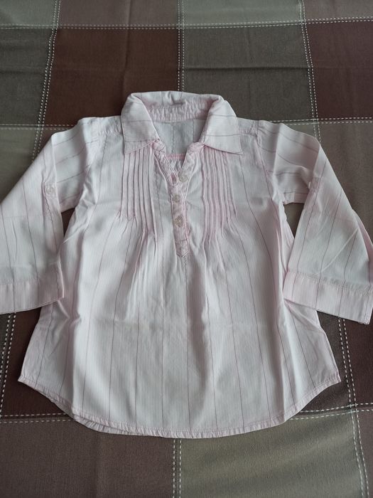 Koszule dziewczęce w kratkę, H&M i in. Rozmiar 98-104 Zestaw