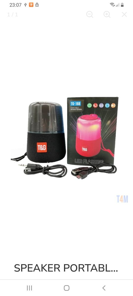 Coluna portatil Bluetooth