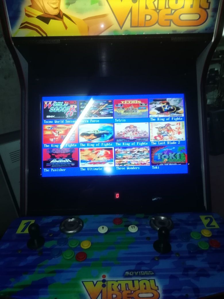 Máquina video arcade multijogos 28"