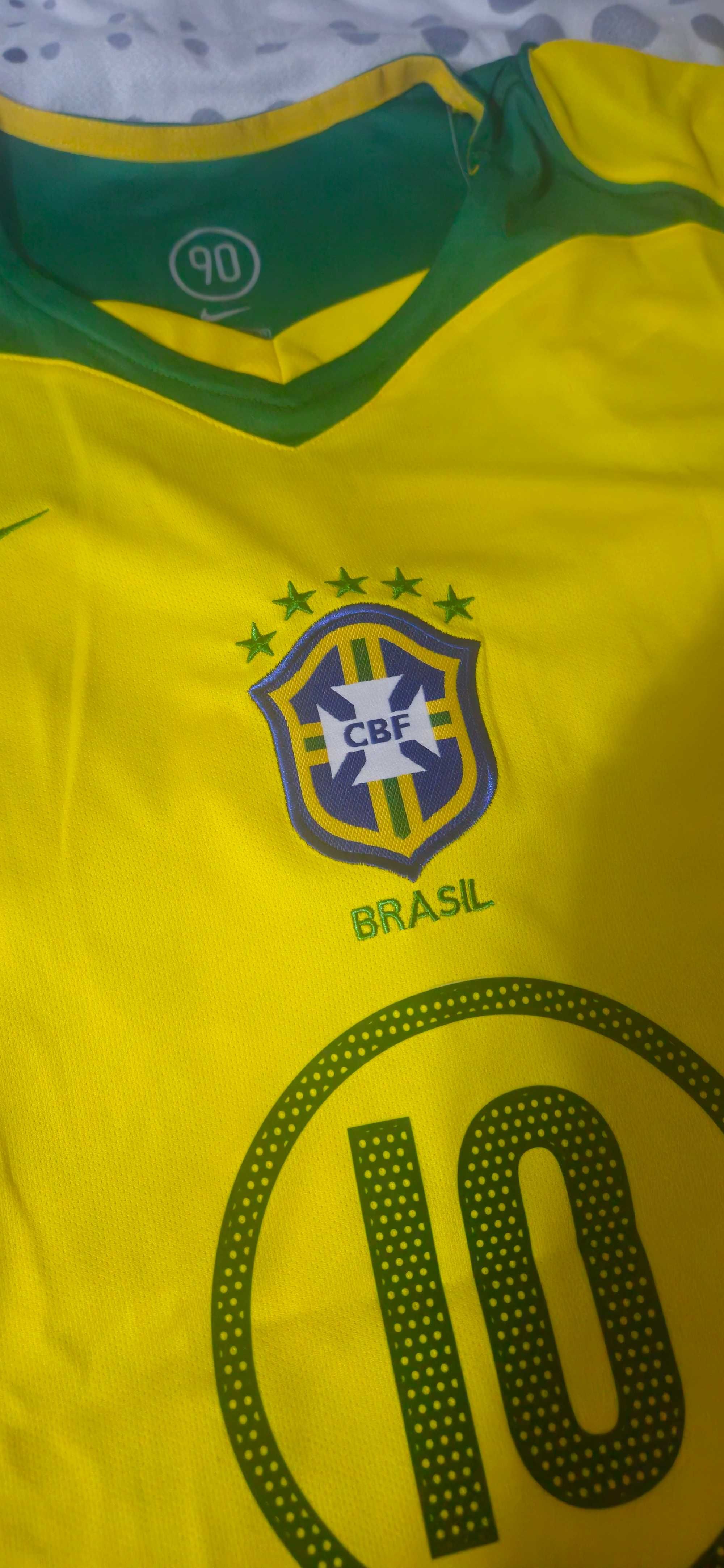 Koszulka Ronaldinho 10 Brazylia 2004 domowa