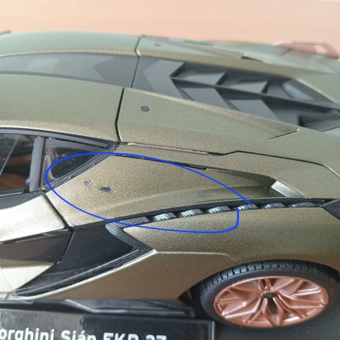 Lamborghini SIAN FKP 37, масштаб 1:18