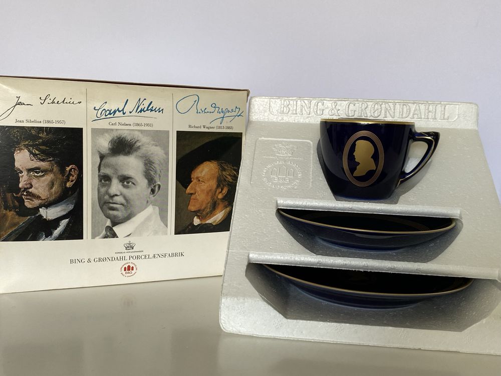 Carl Nielsen Bing & Grondahl trio śniadaniowe