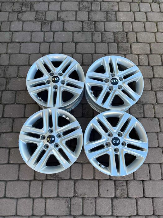Oryginalne alufelgi Kia 5x114,3 16 cali CZUJNIKI Ceed Optima Carens