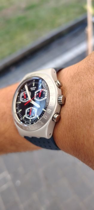Zegarek SWATCH SWISS IRONY chronograf
