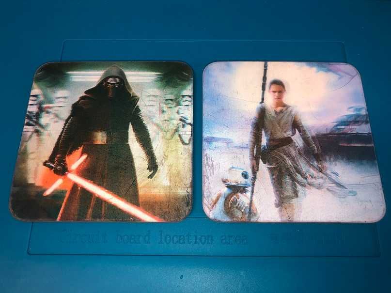 STAR WARS - Kylo Ren oraz Rey - 2 podstawki pod kubek