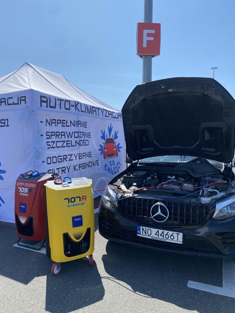 Auto klimatyzacja r134a/r1234yf Olsztyn Napełnianie Odgrzybianie