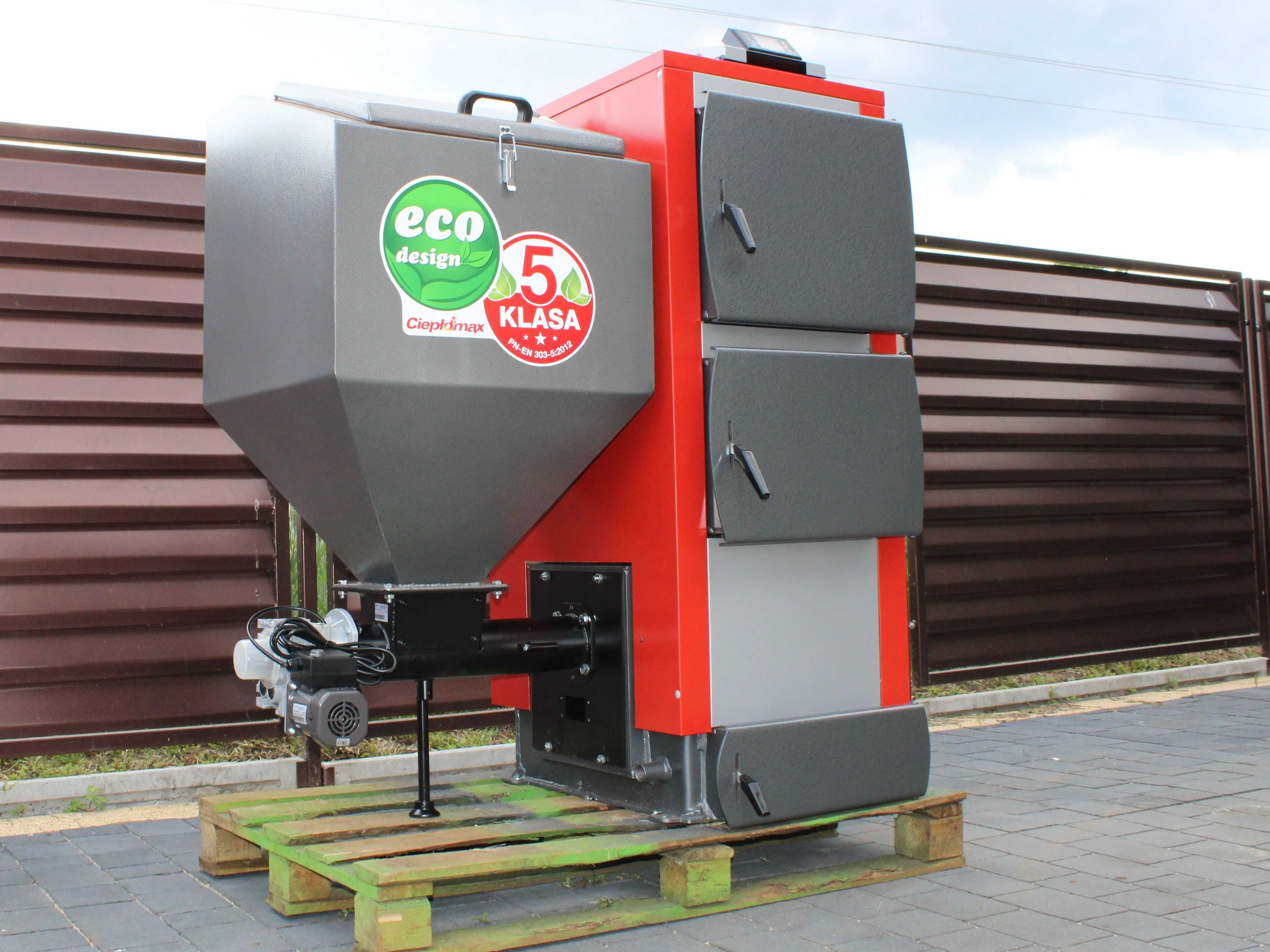 Kocioł 10kW 100m2 z podajnikiem na ekogroszek kotły piec 5klasa KG-ECO