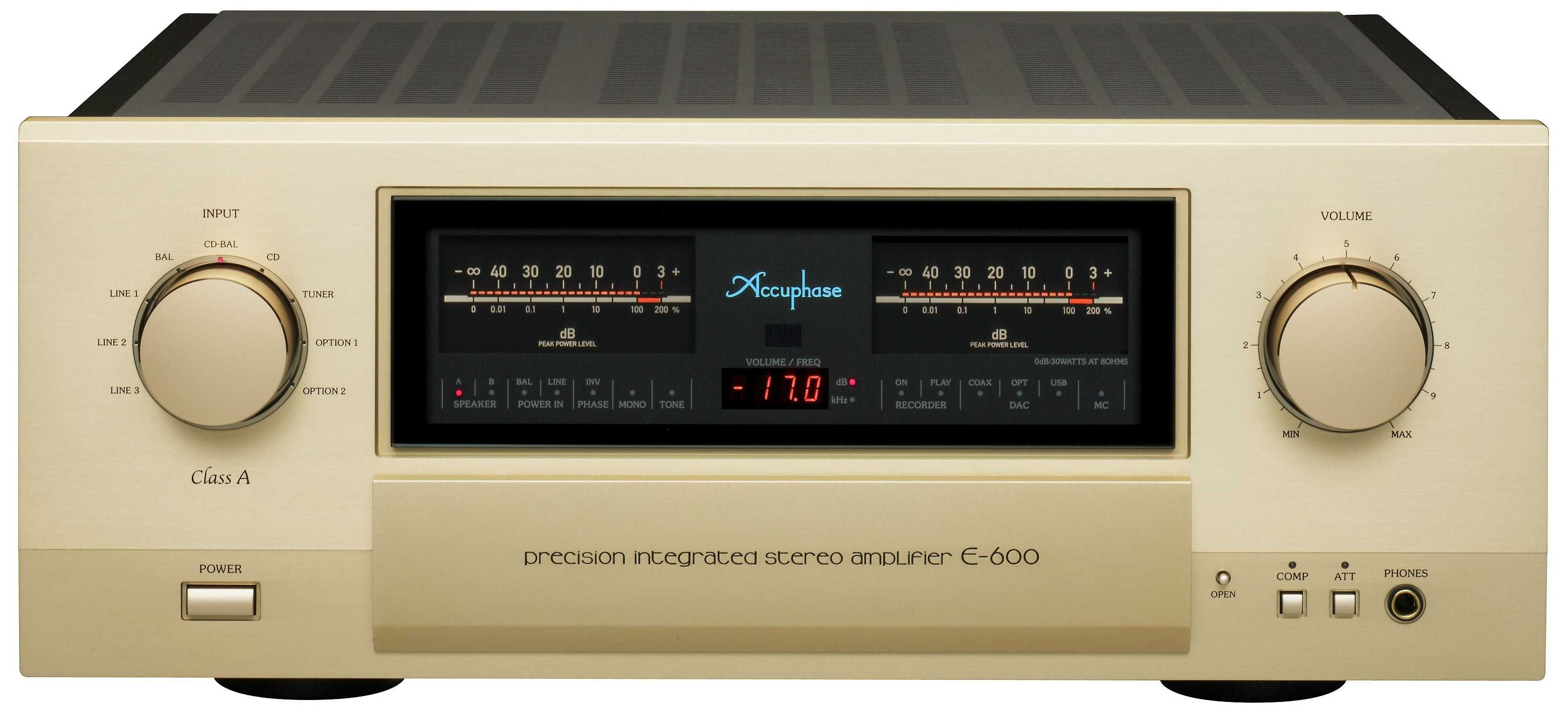Wzmacniacz Accuphase E-600 czysta klasa A jak nowy swiezo po serwisie