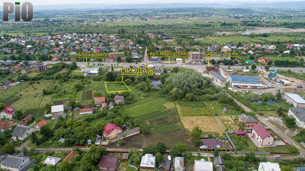 Продаж ділянки на вул. Федчука в м.Коломия