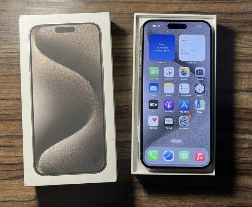 iPhone 15 Pro Max 256GB, 92% kondycji baterii