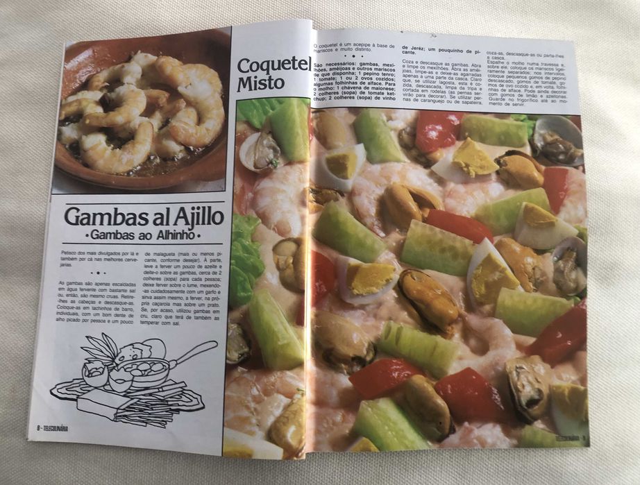 Tele Culinária e Doçaria ESPECIAL COZINHA ESPANHOLA (1982)