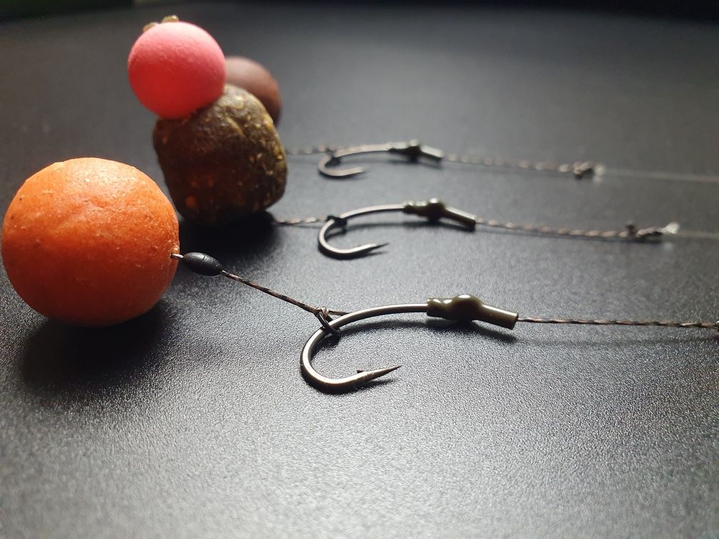 5 x Blow Back Combi Rig #2 #4 #6 przypony karpiowe z włosem