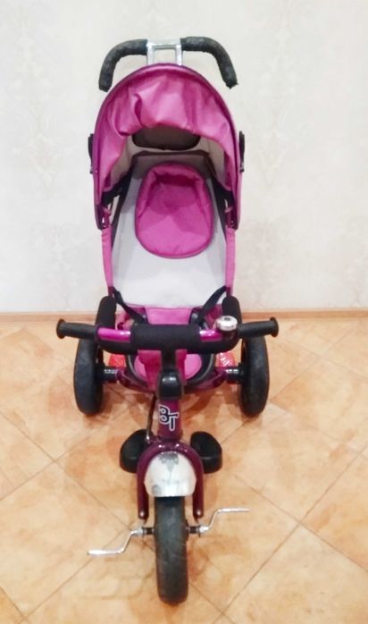 TILL%TRIK Детский трёхколёсный с родительской ручкой Велосипед-Коляска