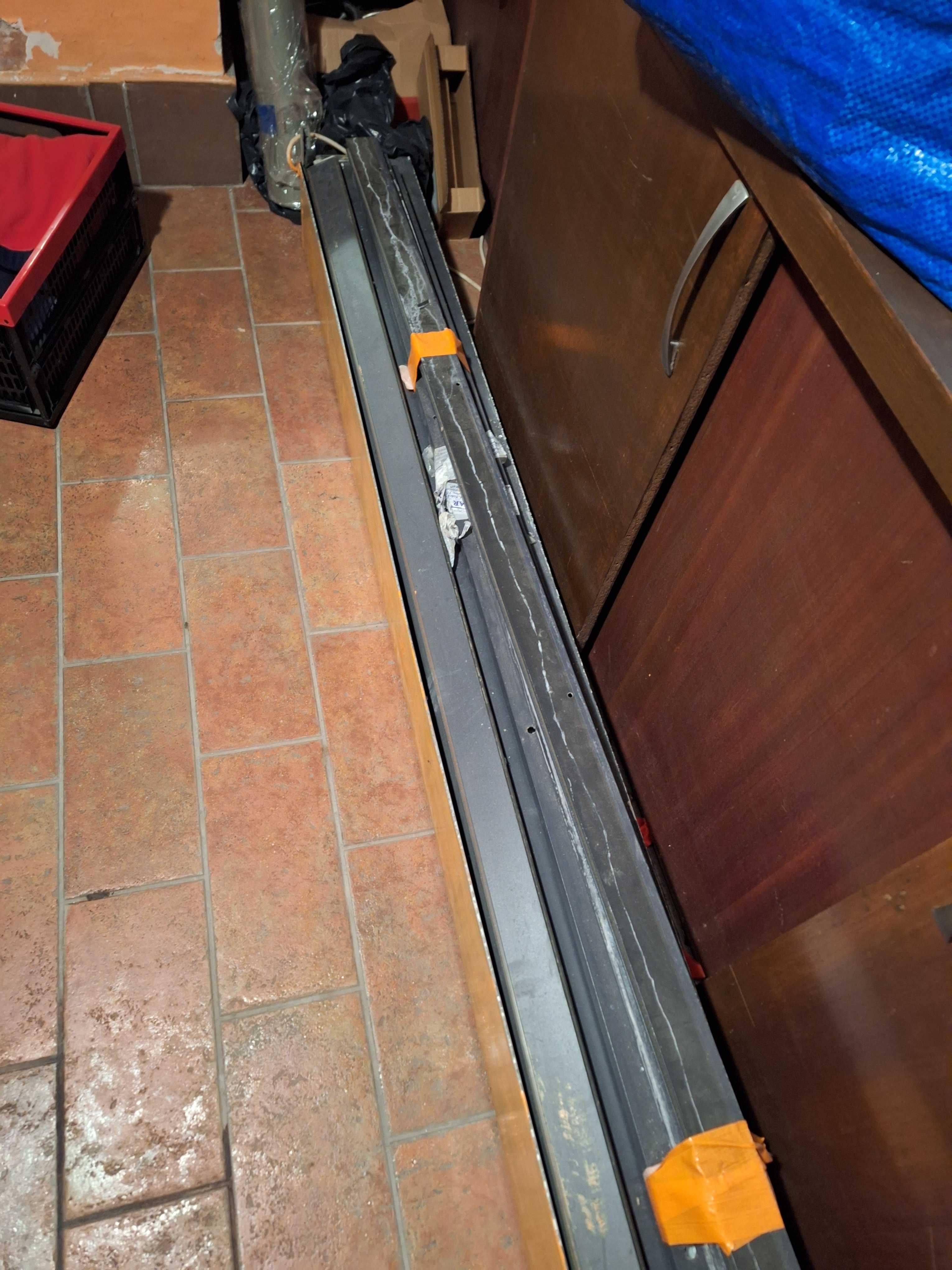 Roleta elektryczna z demontażu szer. 3m, wysokosc 2m, podzial 1/2 mb