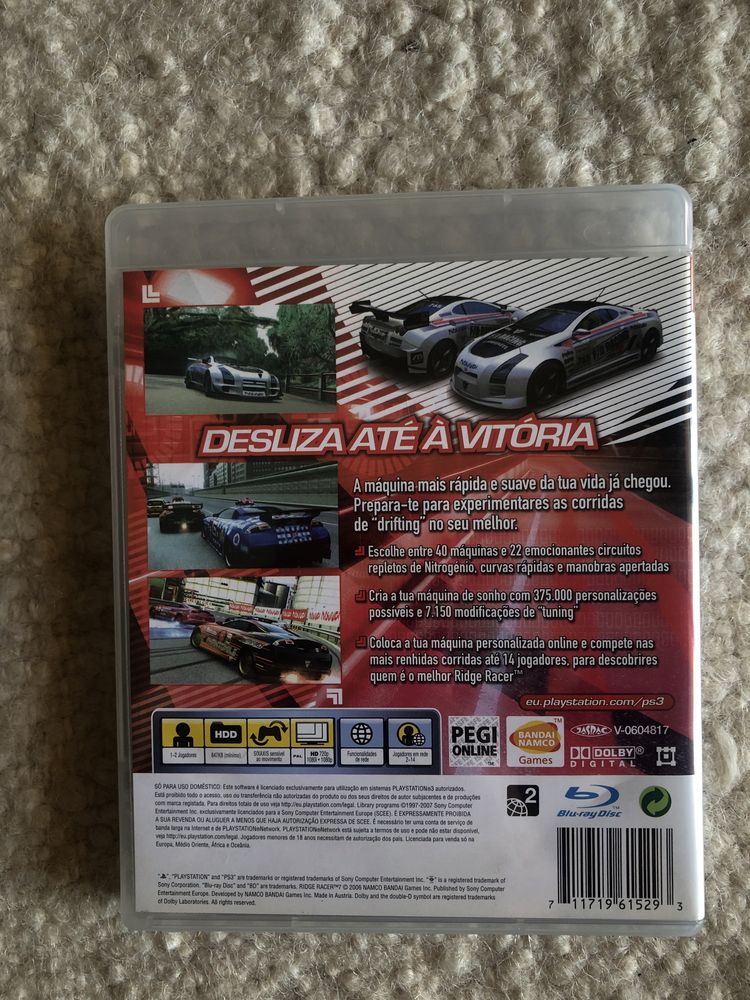 Jogo PS3 Ridge Racer