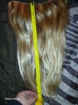 Peca unica para dar volume cabelo humano