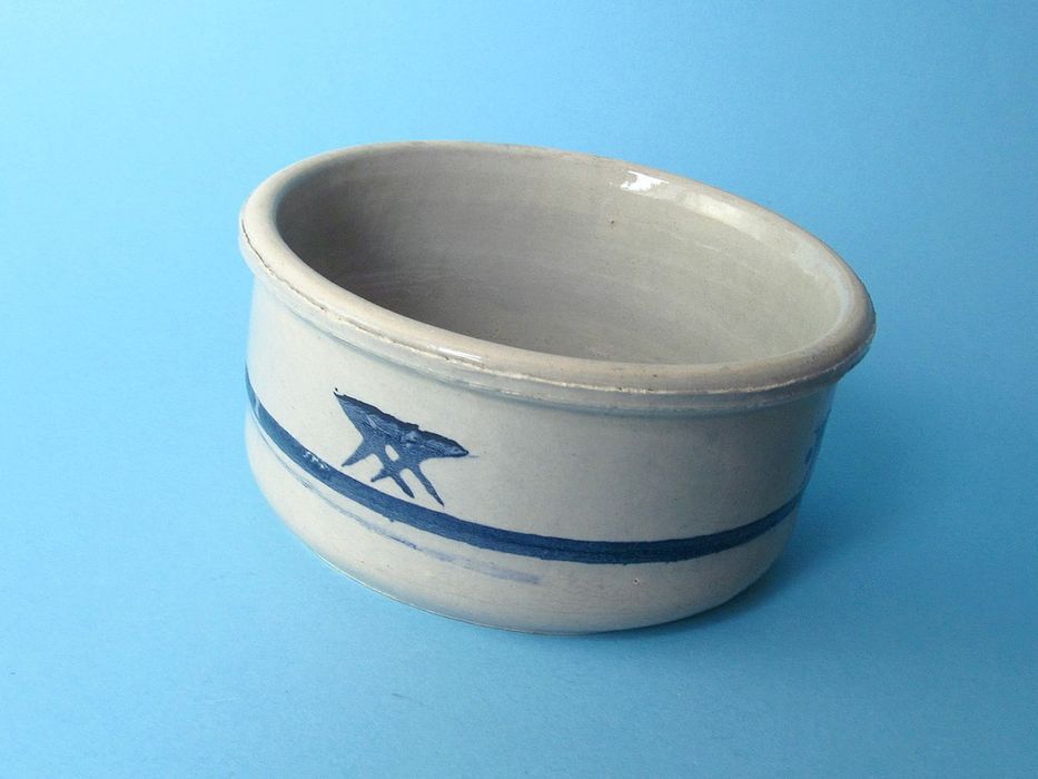 zabytkowa maselnica pojemnik ceramiczny