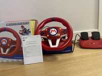 Kierownica hori mario kart racing wheel pro mini Czerwono niebieska