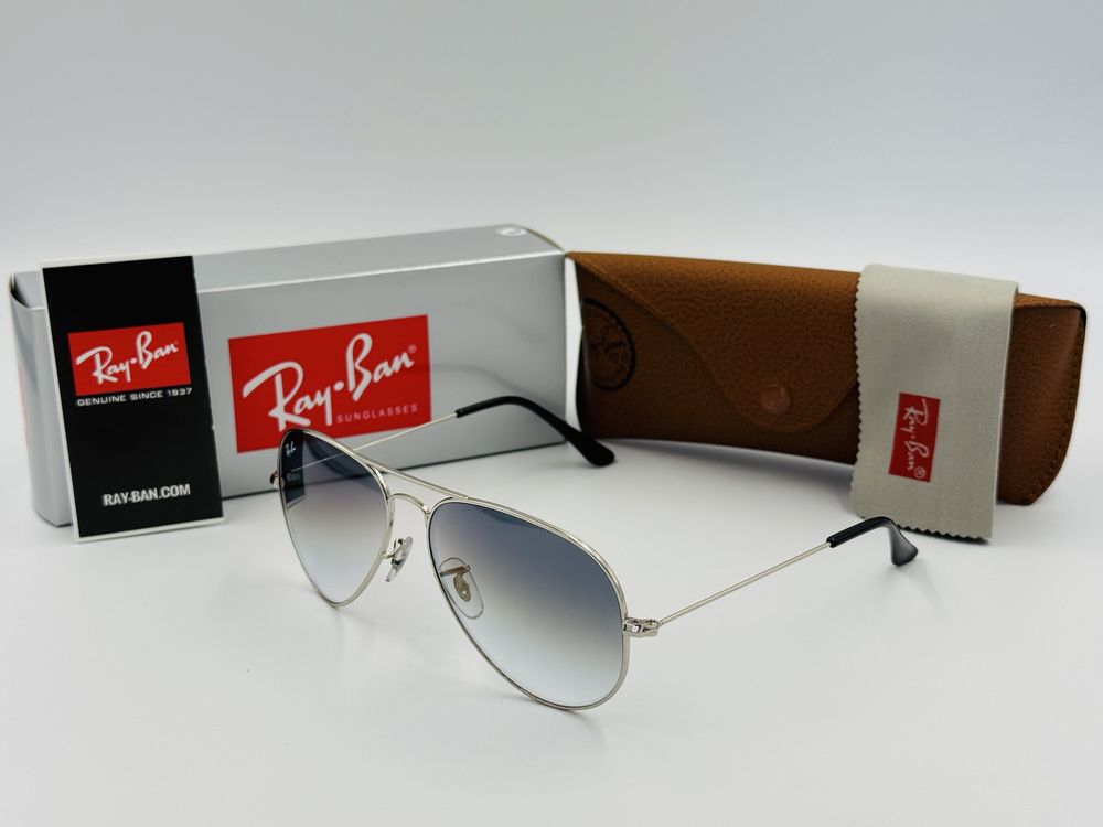 Солнцезащитные очки Ray Ban Aviator Large Metal 3025 003/32 58 стекло