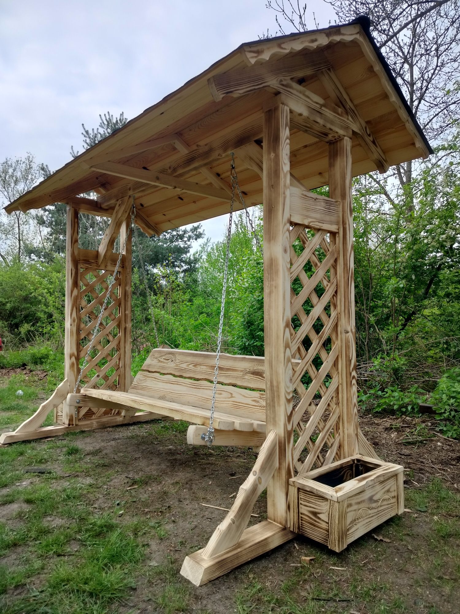 Huśtawka  ogrodowa 255cm
