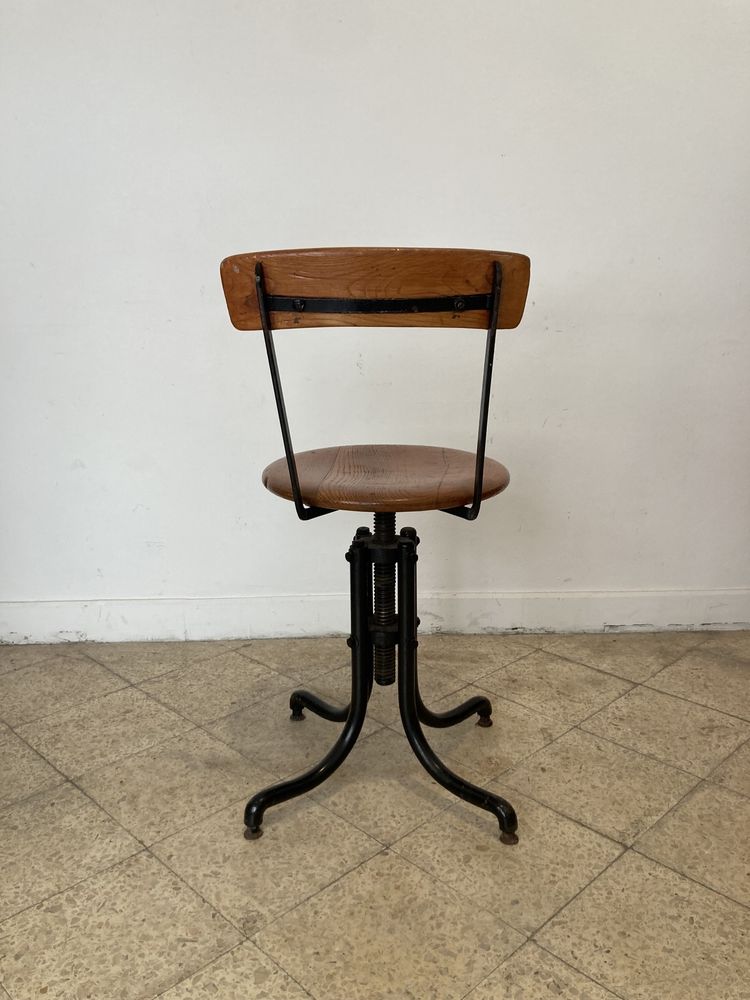 Industrial vintage chair, 1950 Portugal.