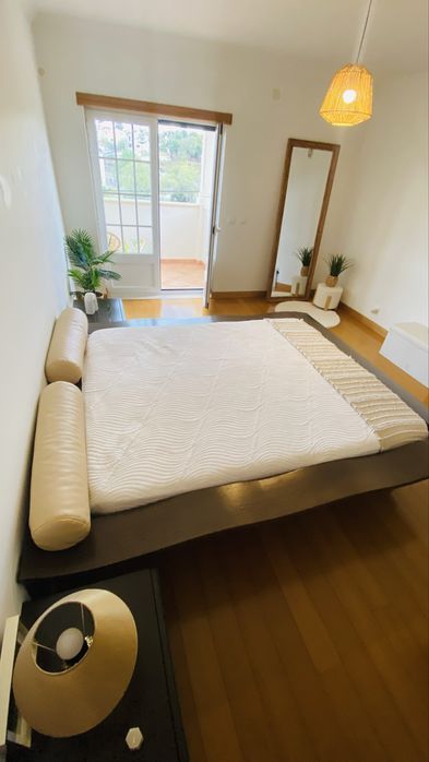 Cama casal Interforna em madeira/fabrico Portugal