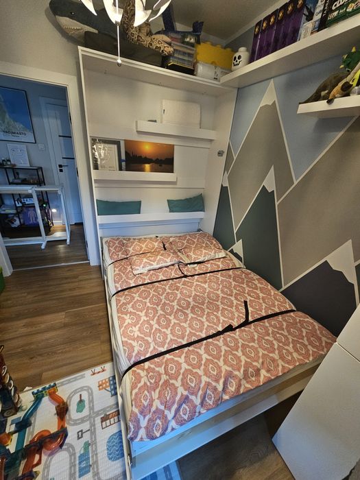 Murphy bed, półkotapczan, szafa z łóżkiem
