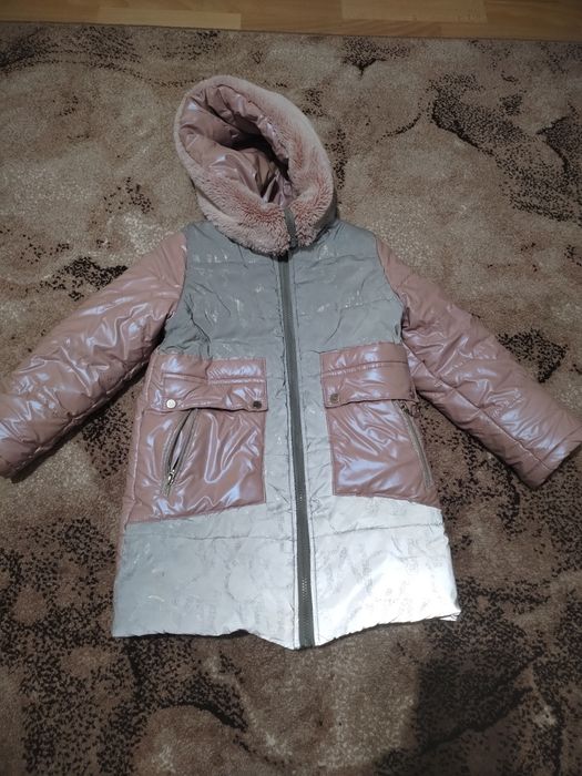 Зимова куртка дівчинка 116 122