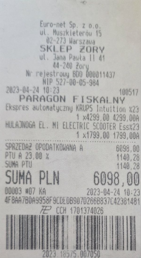 Mi Electric Scooter hulajnoga NOWA, gwarancja, 250W, 20km/h, 5100mah