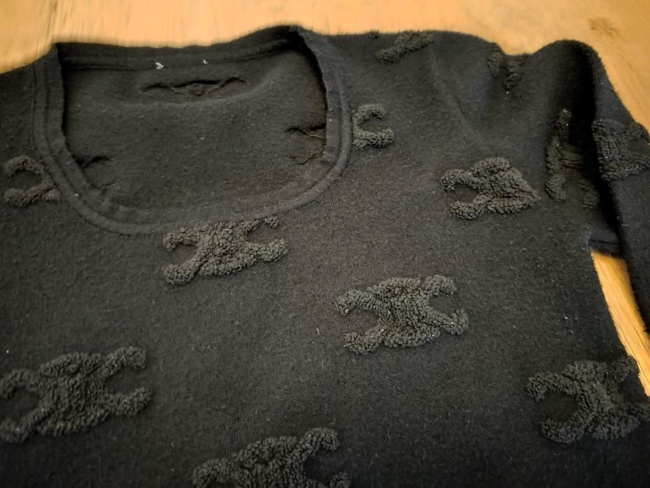 Czarna bluza sweter Celine M