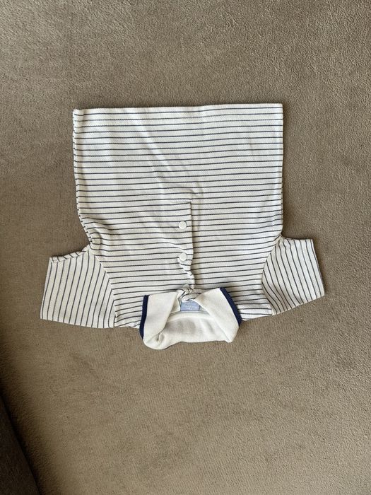 Koszulka z kołnierzykiem w paski 62