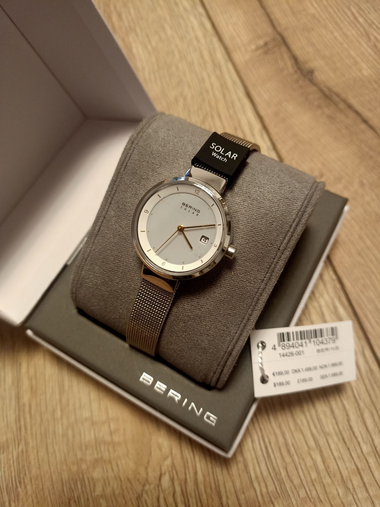 Zegarek damski Bering 14426 Solar Watch nowy