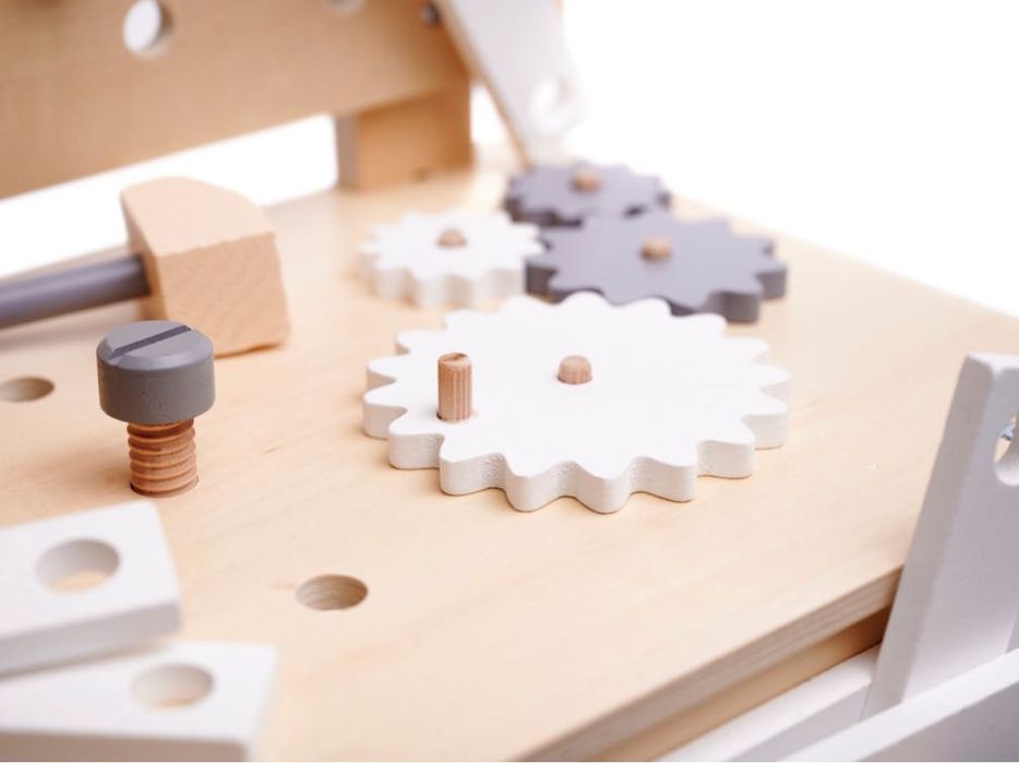 Warsztat z narzędziami drewniany zestaw DLA CHŁOPCA majsterkowicza