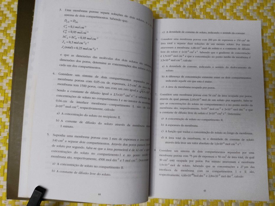Biofísica Médica - Exercícios práticos 
 J. Pedroso Lima - M Botelho
