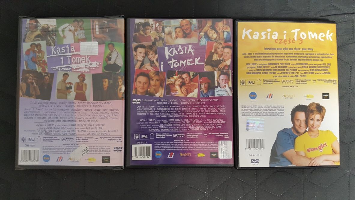 Kasia I Tomek część 1+2+3 3DVD