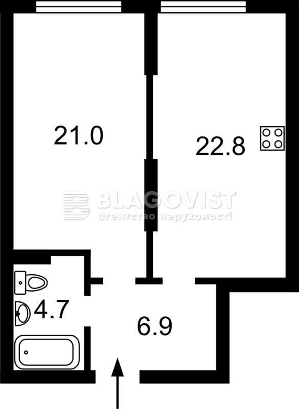 Продам офис Василя Тютюнника (Анри Барбюса)28 А, ЖК"Cardinal" 56 м2