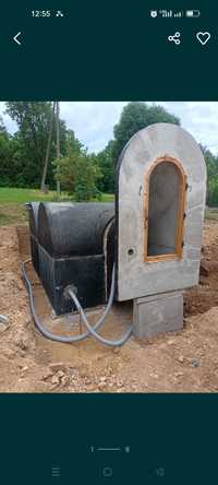 Piwnica ogrodowa betonowa ziemianka magazynek B30W8 solidna konstrukcj