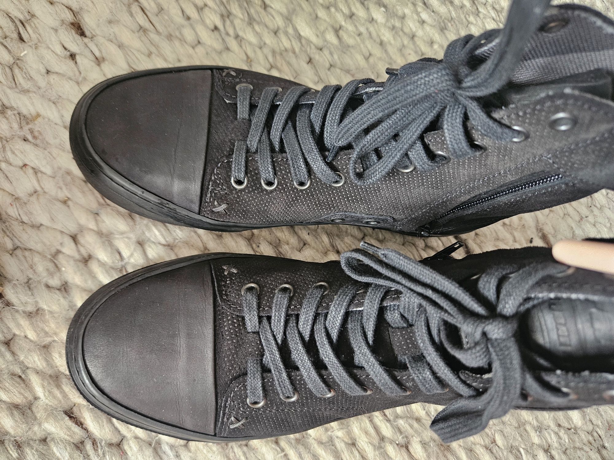 Buty trampki Falco Lennox 2 Lady Black motocyklowe