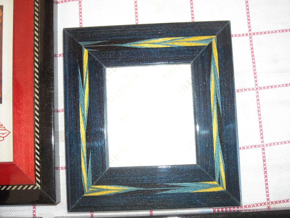 Moldura italiana vintage antiga-Novo