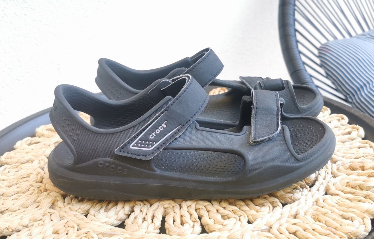Sandały dla dziecka dziecięce na rzepy Crocs Swiftwater 34-35 J3 21.7c