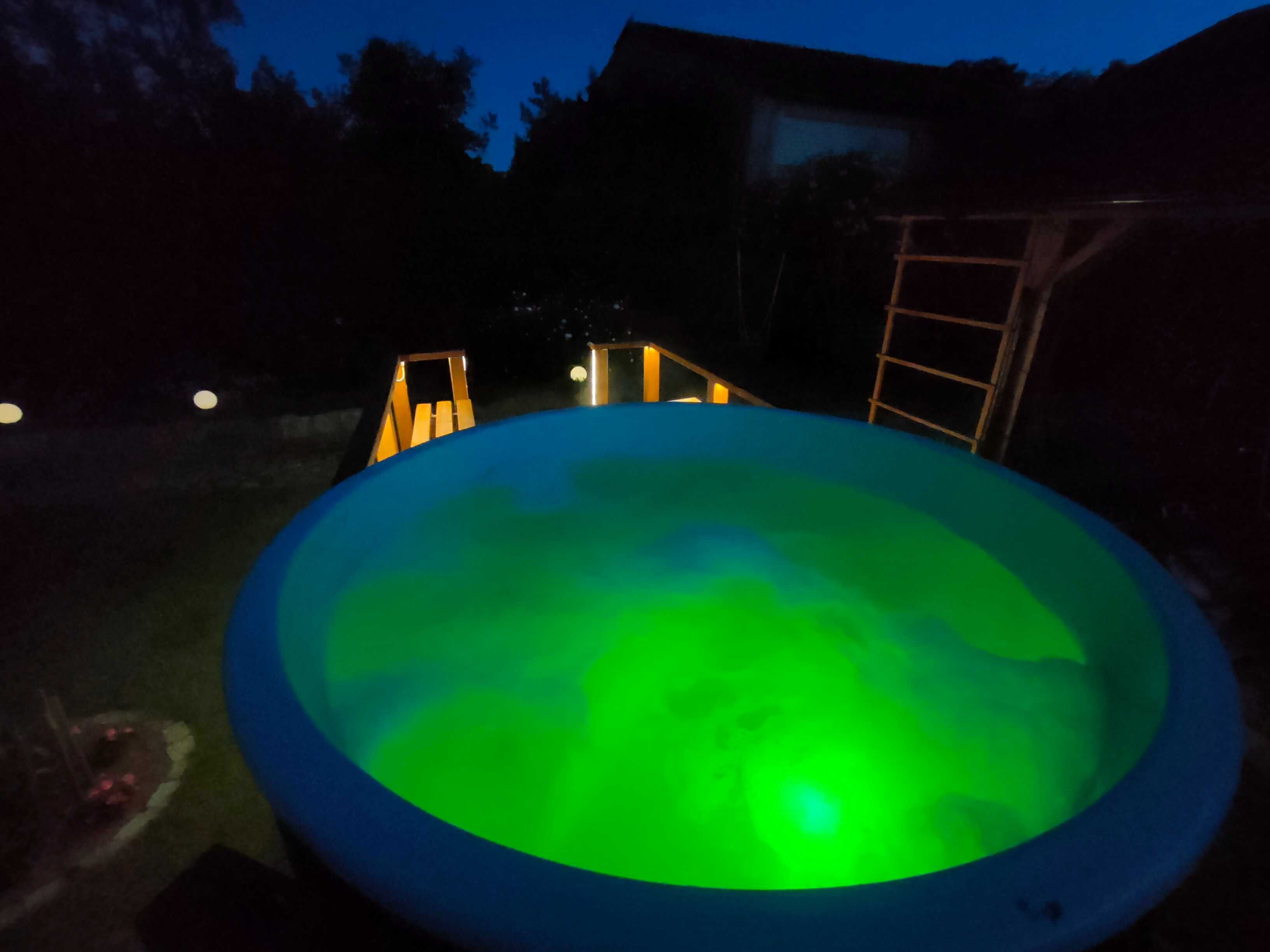 Mobilne SPA balia ogrodowa / sauna