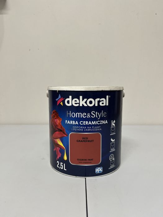 Okazja Farba ceramiczna dekoral red grapefruit - czerwona bordowa