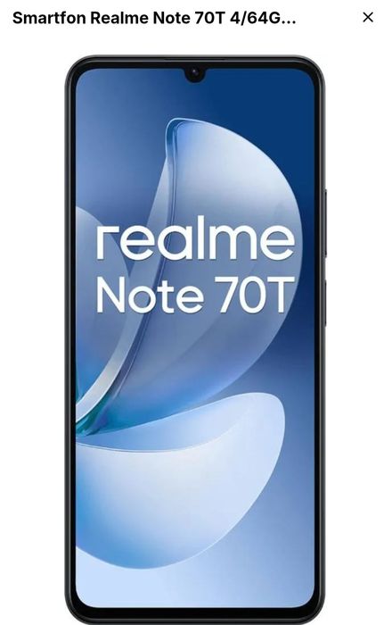 Realme note 70T 4/64GB nowy