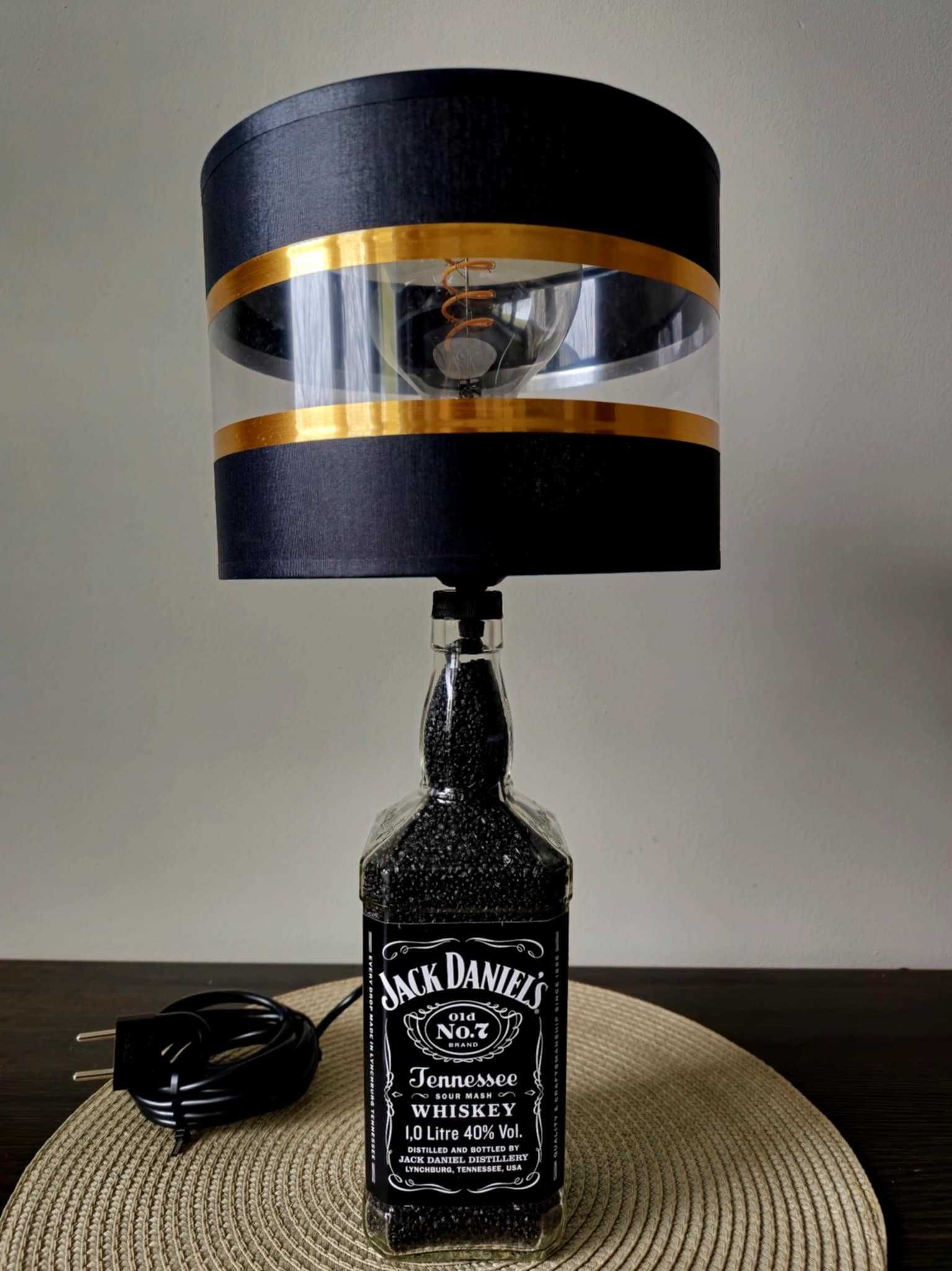 Oryginalna lampka retro z butelki Jack Daniel's